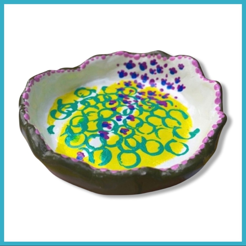 Hand-painted Jewelry Dish